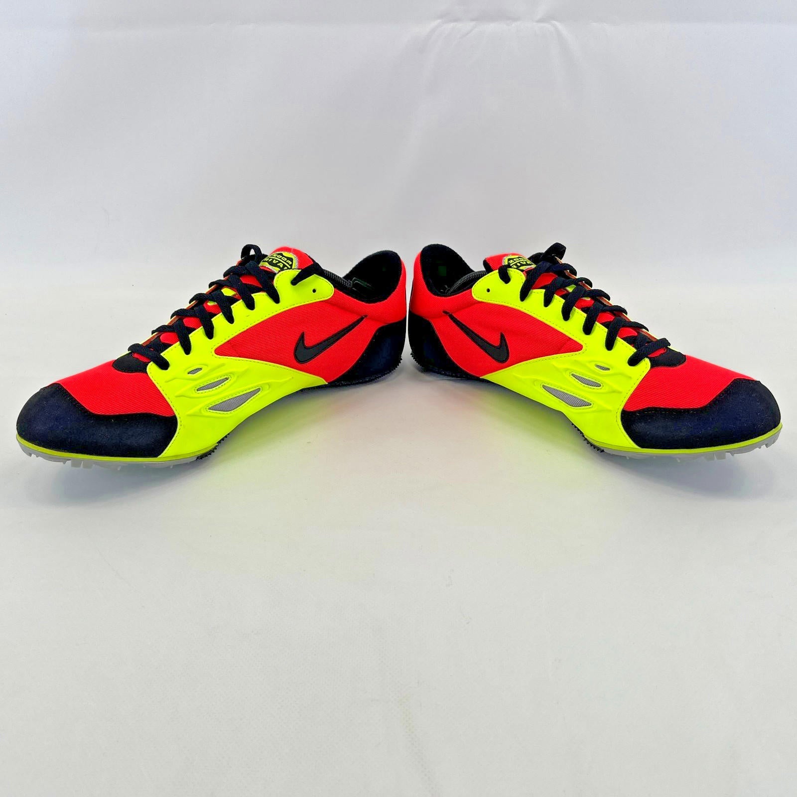 Nike Zoom Rival S Spikes Running Shoes Trainers UK size 13 Neon/Orange Black NEW