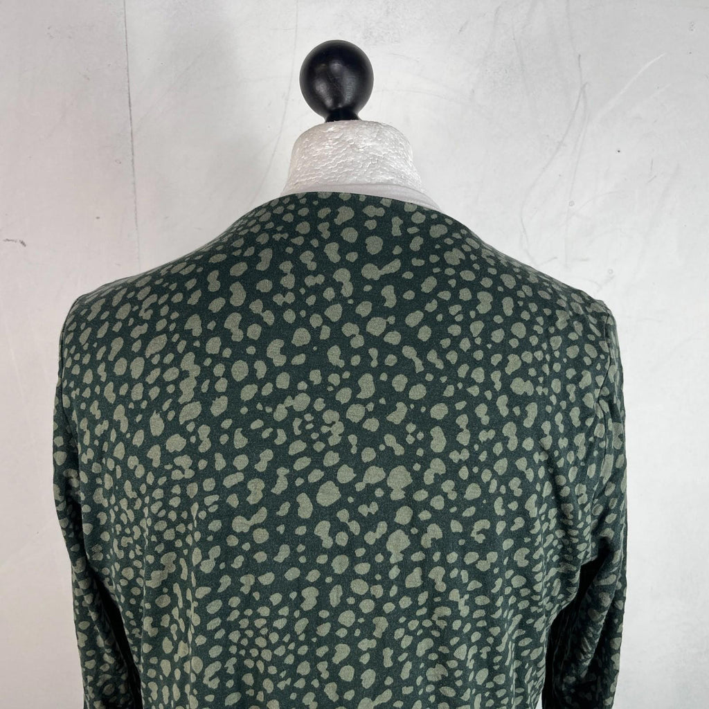 Joules Annalise Skater Dress UK size 18 Dark Green Jersey Fit & Flare Comfy