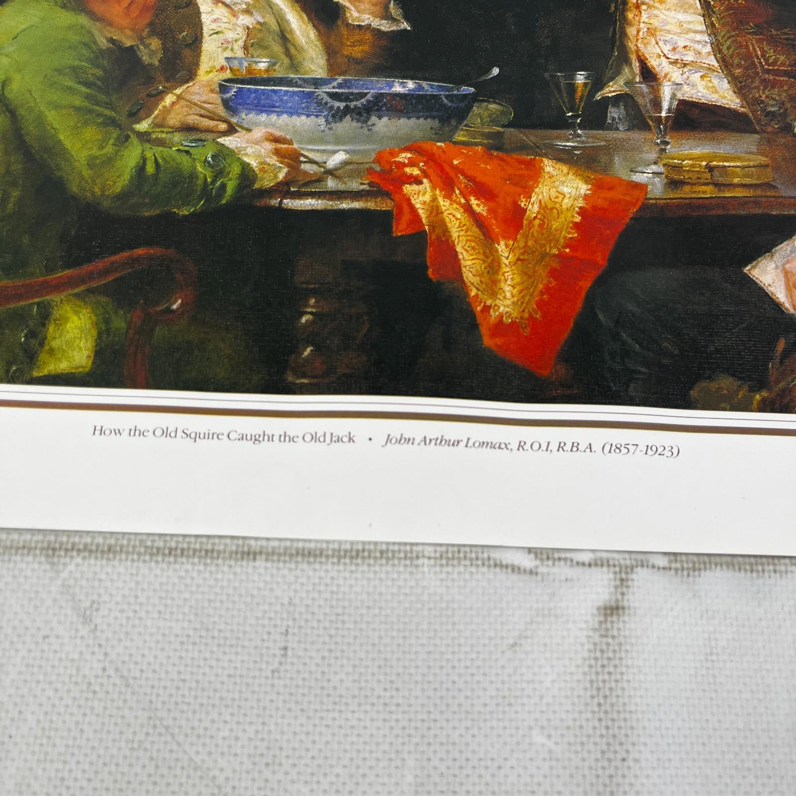 How the Old Squire Caught the Old Jack John Arthur Lomax Textured Print