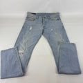 Diesel Tepphar Distressed Jeans Carrot Slim Womens W32" L32" Blue Stretch Cotton