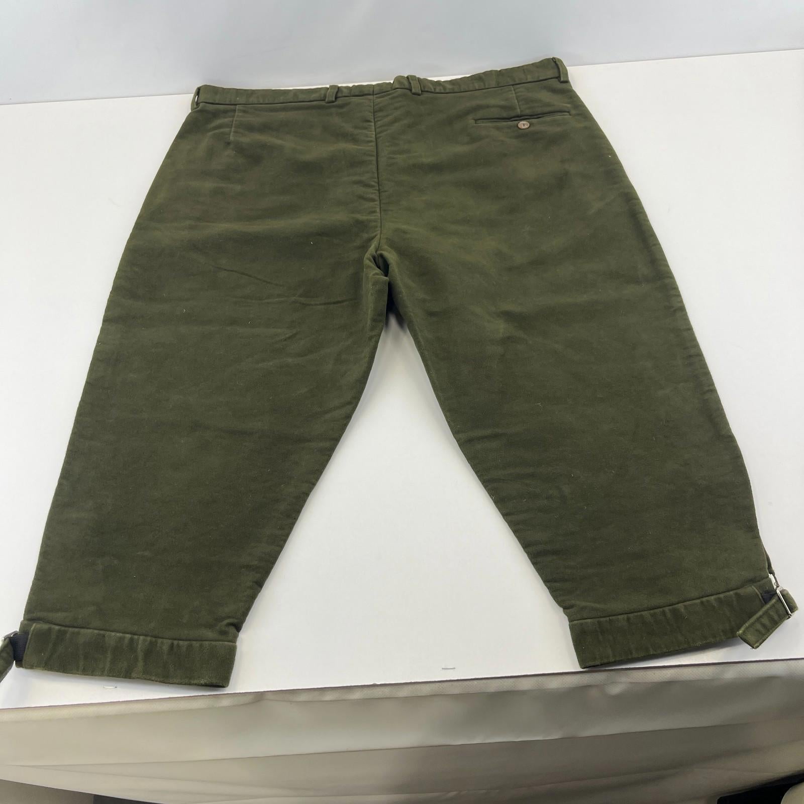 Hoggs Of Fife Breeks Mens W42" Green Olive Hunting Shooting Plus Fours Moleskin