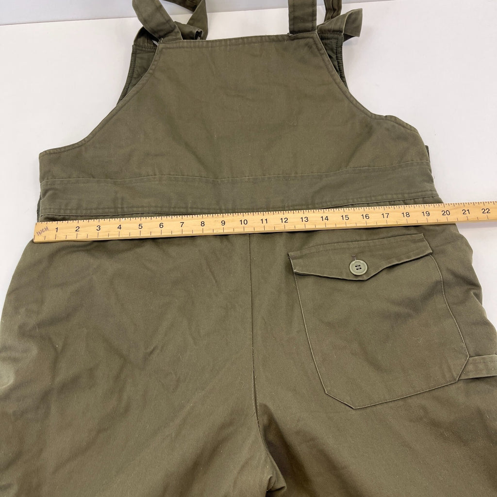 West Side Quilted Workwear Dungarees Green Overalls Bib & Brace size 54 Farmer