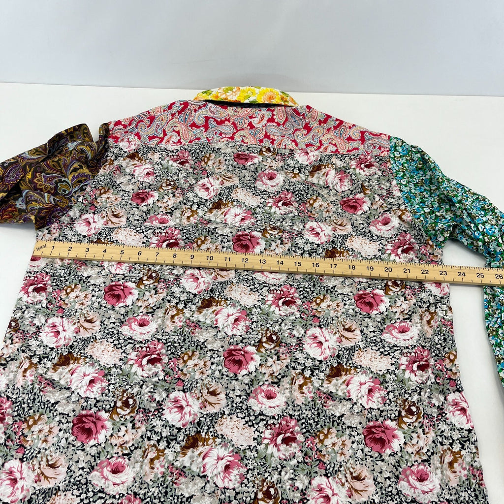 Foul Fashion Long Sleeve Shirt Mens size XL Multi Colour & Pattern Ugly Chic