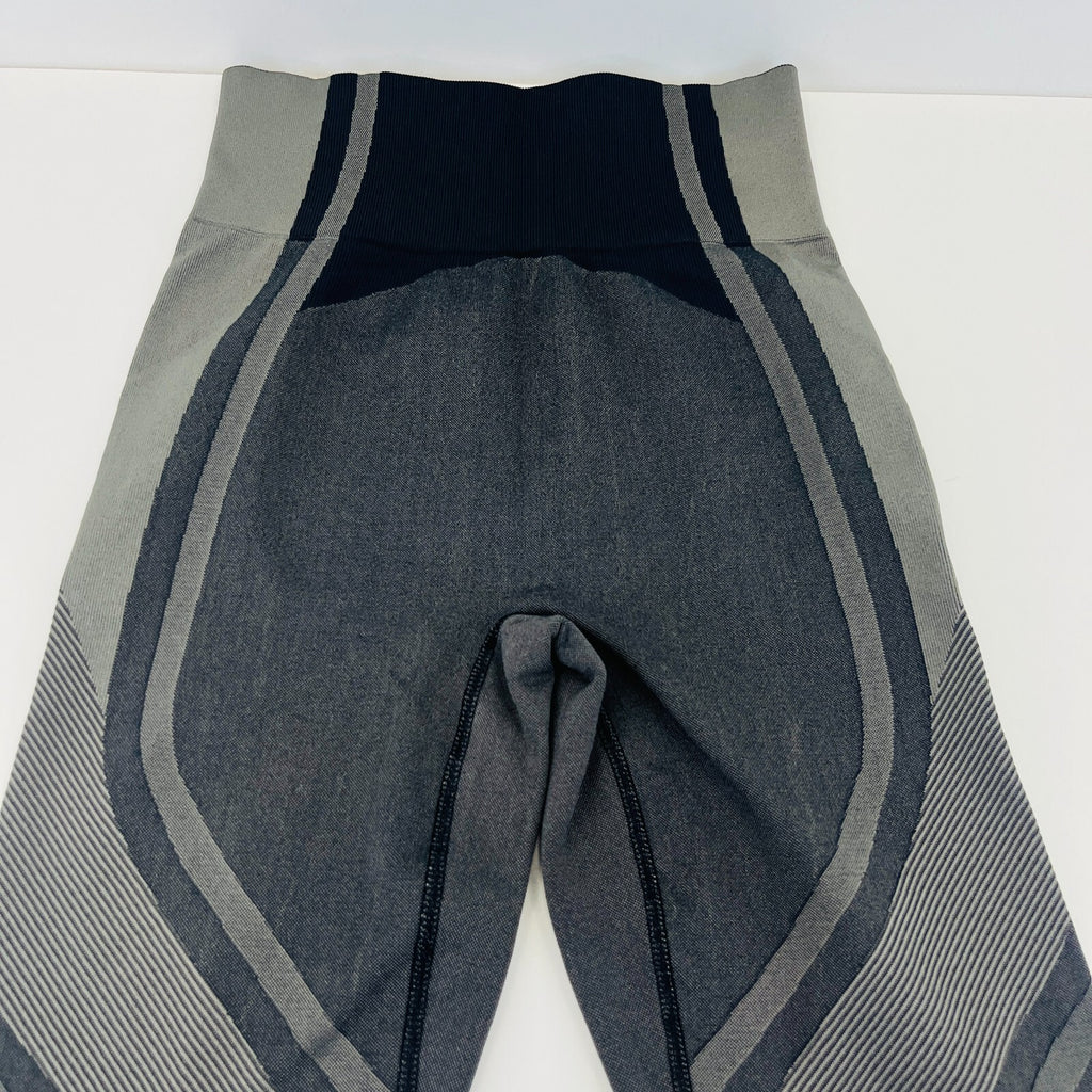 Sweaty Betty Yoga & Run Leggings 7/8 Length in Black/Gray Block Print size Small