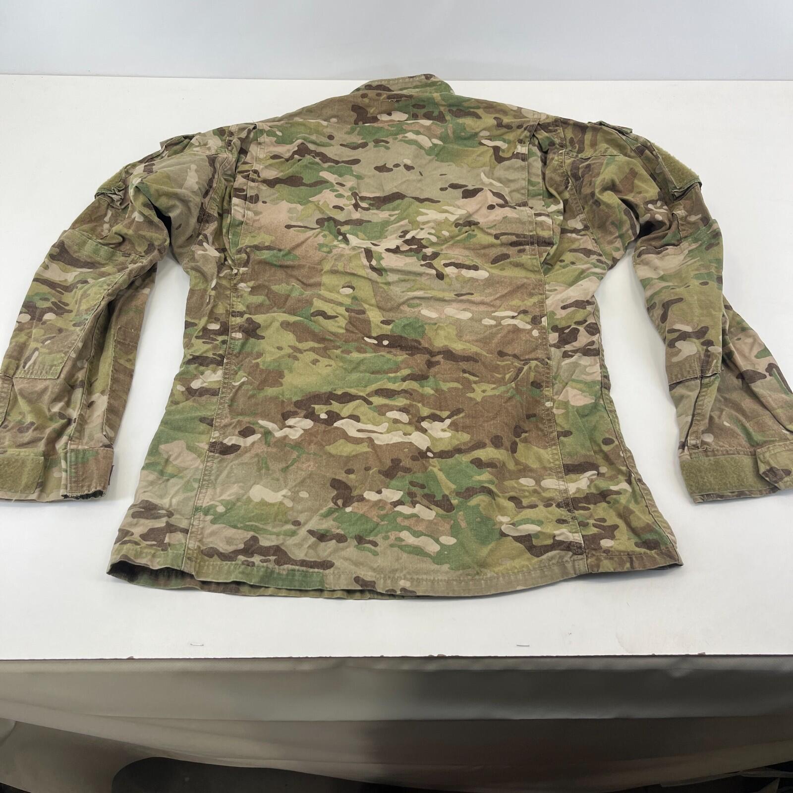 US Army Surplus Issue Woodland BDU Jacket Camo Combat Uniform size Small-Long