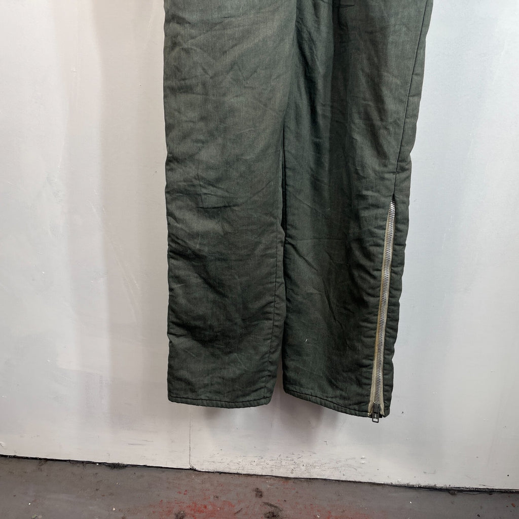 Key Imperial Green Heavy Duty Overalls Quilted Insulated Mens Large-Reg USA Made