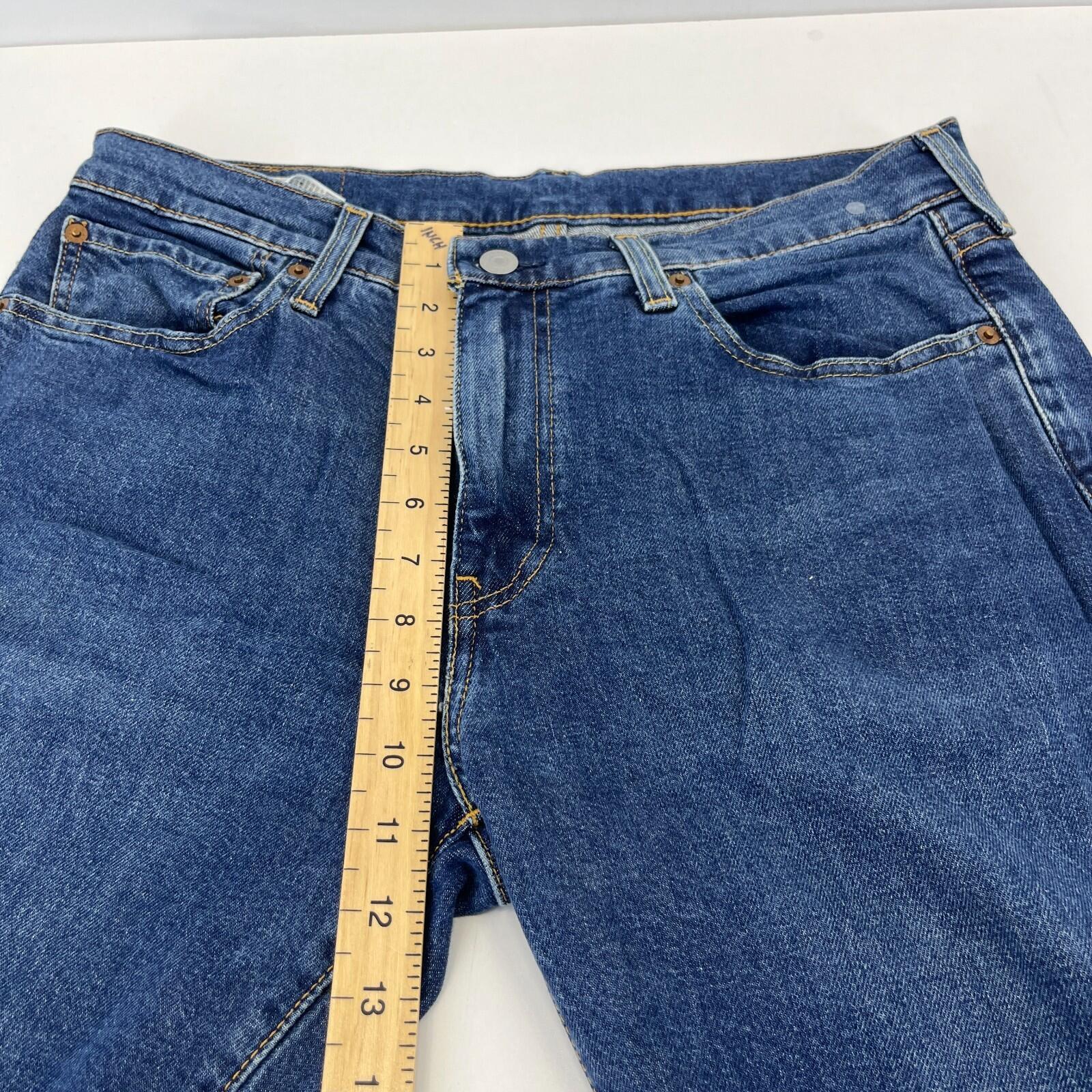 Levi's 512 Premium Big E Men's Jeans W32" L32" Blue Denim