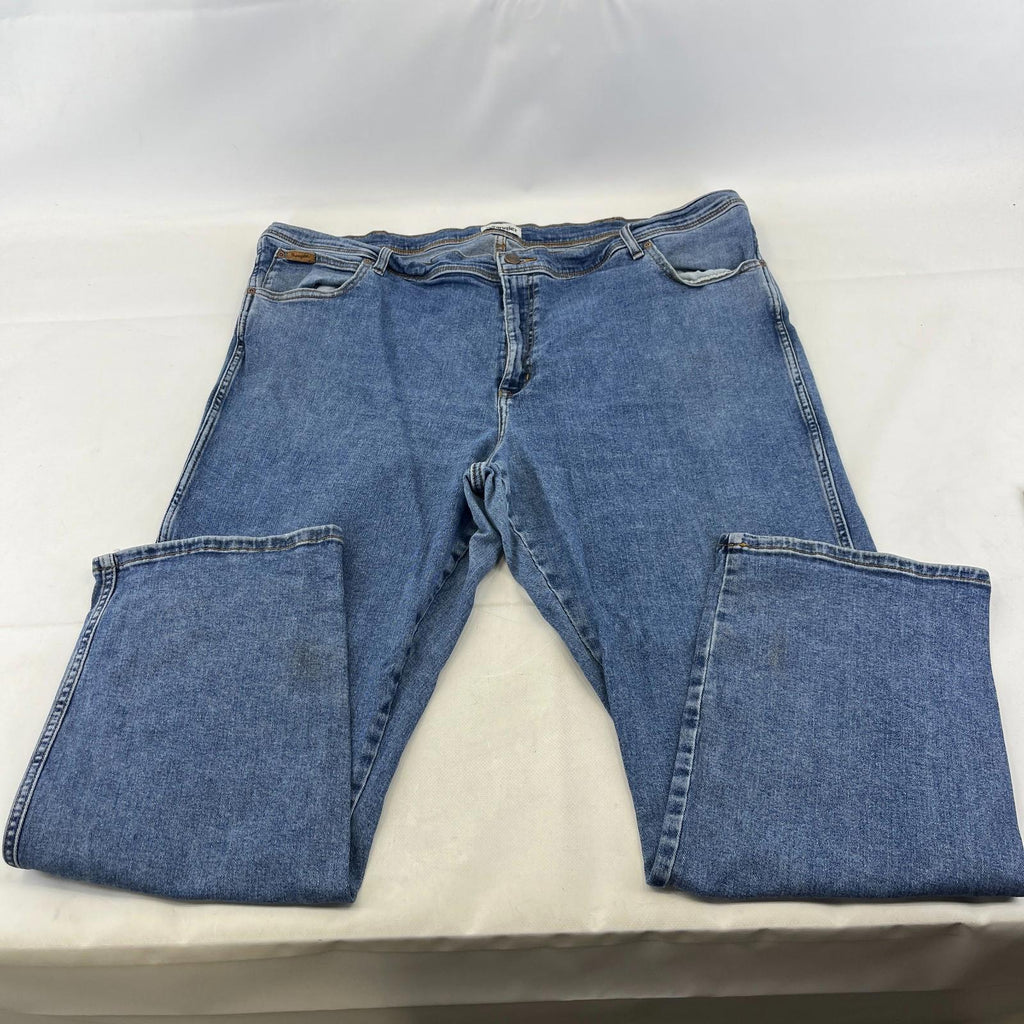 Wrangler Texas Straight Leg Jeans in Blue - Men's W50" L32"