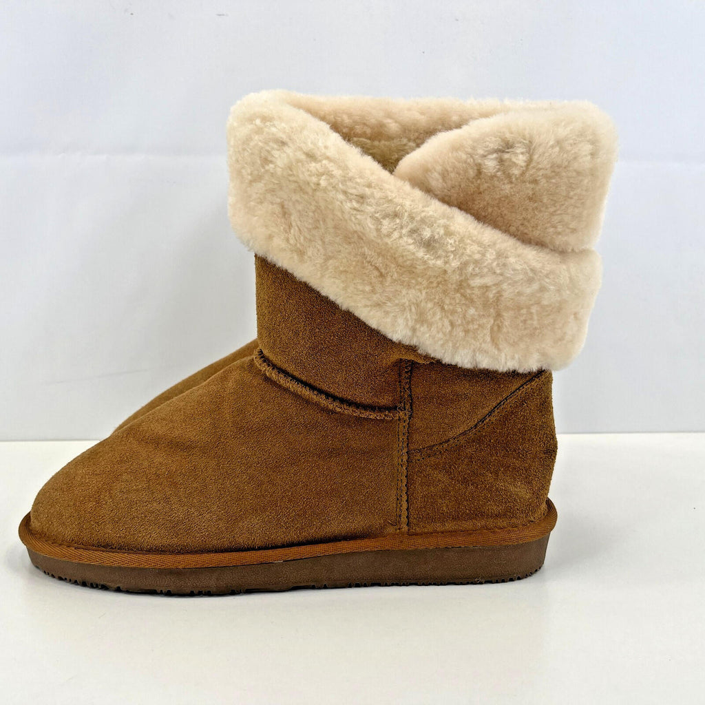 Gooce Beverly Womens Suede Ankle Boots Warm Faux Fur Lined size UK 8 / EU 41