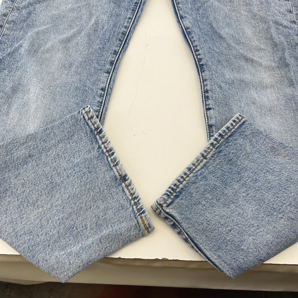 Levi Strauss 514 Jeans Blue Regular Straight Denim W32 L30 Zip Fly Men's Red Tab