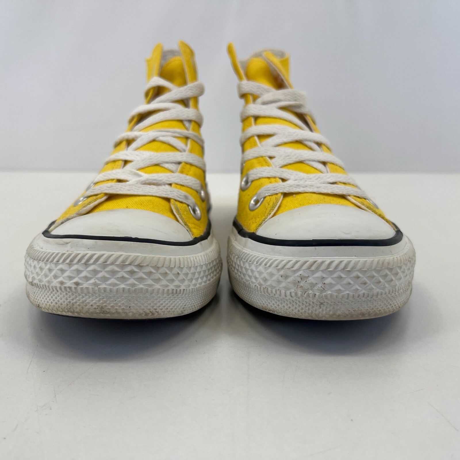 Converse Chuck Taylor All Star Bright Yellow Hi Top Trainers size UK 5 EU 37.5