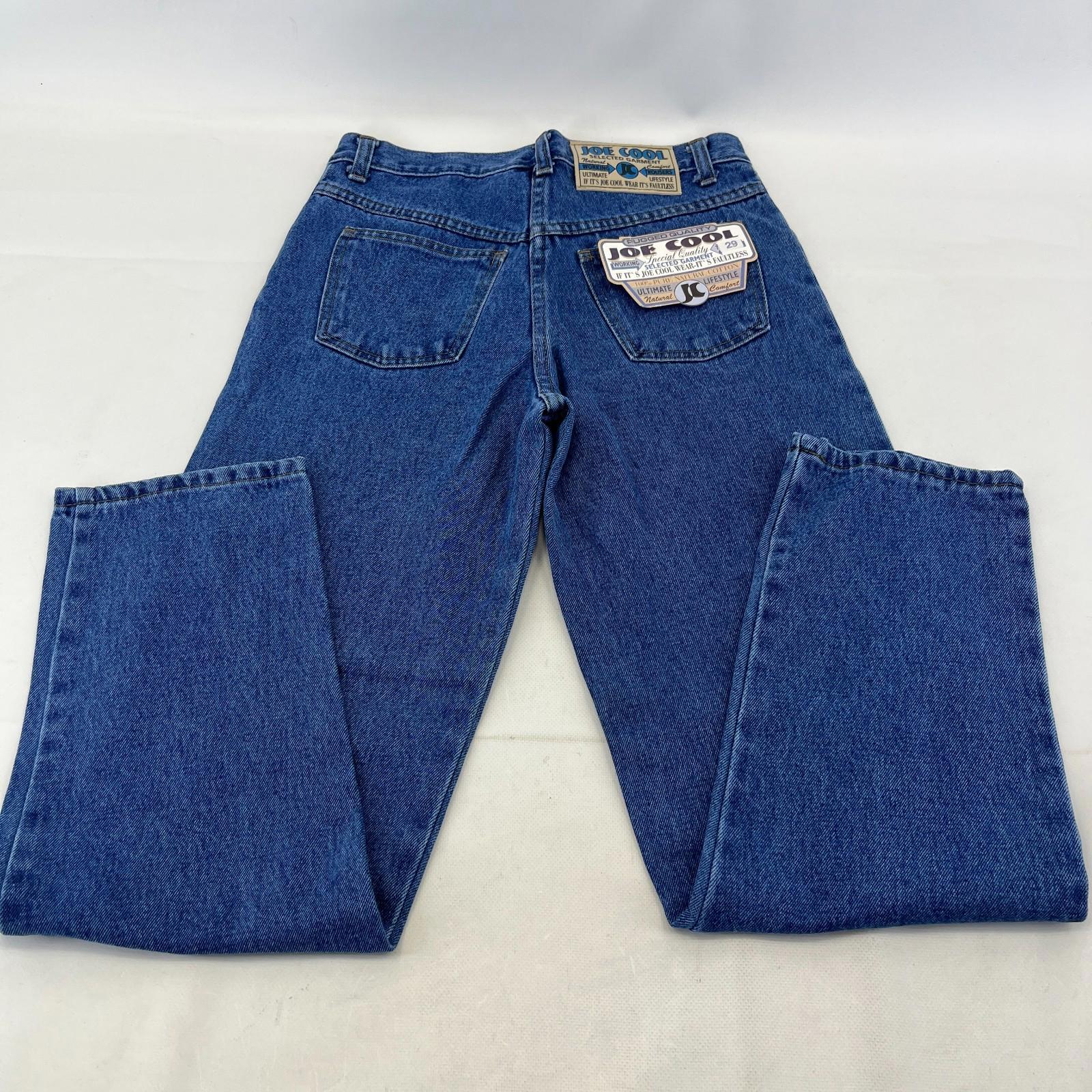 Joe Cool Women's Denim Jeans W29" L30" - 100% Cotton Mid Blue - New