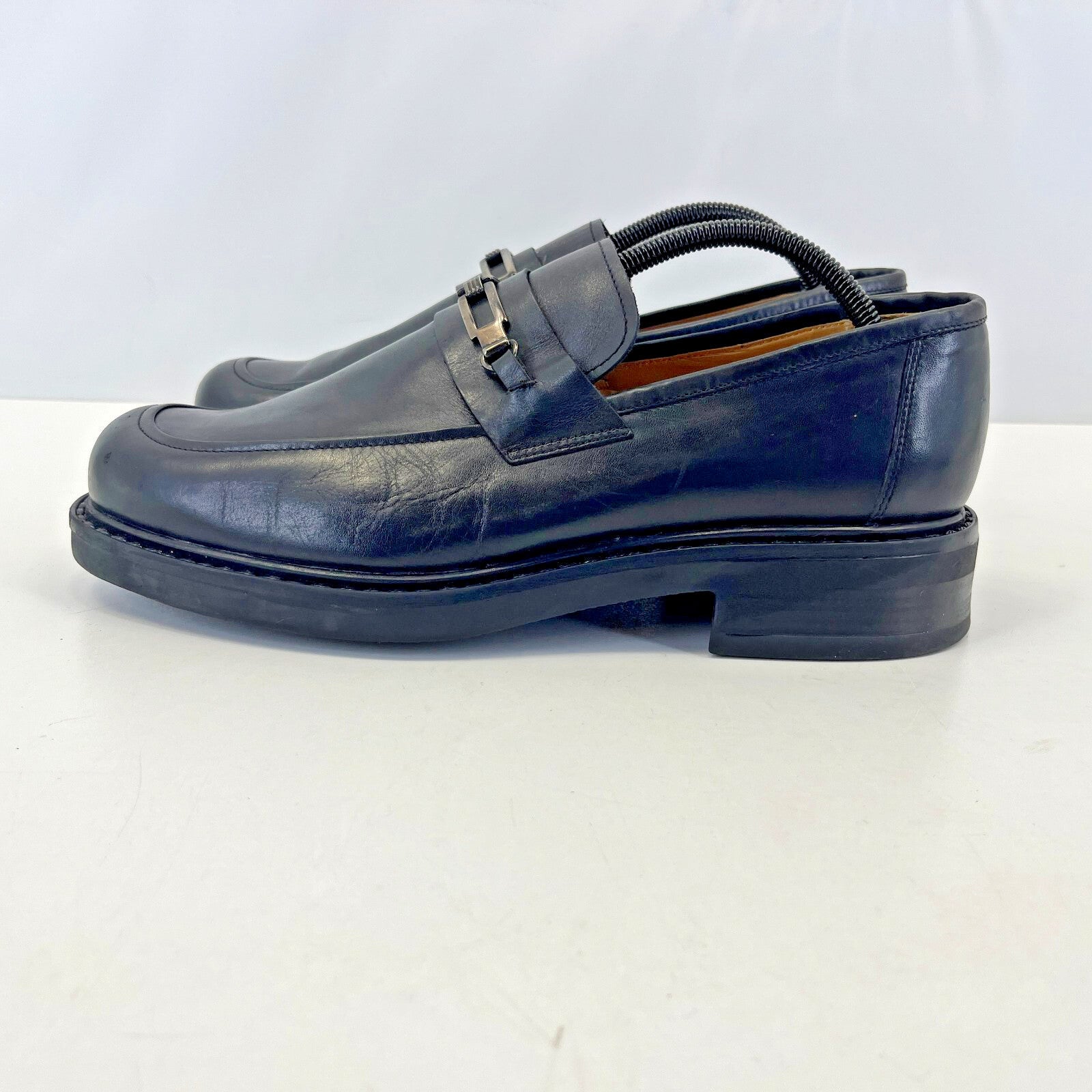 Clarks Men's Slip-On Casual Loafers Black size 8.5 Leather Casual