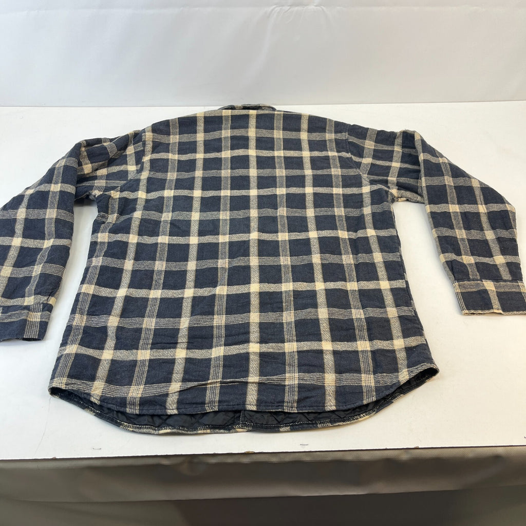 Timber Run Men's Insulated Quilt Lined Shacket Jacket Lumberjack Shirt size L