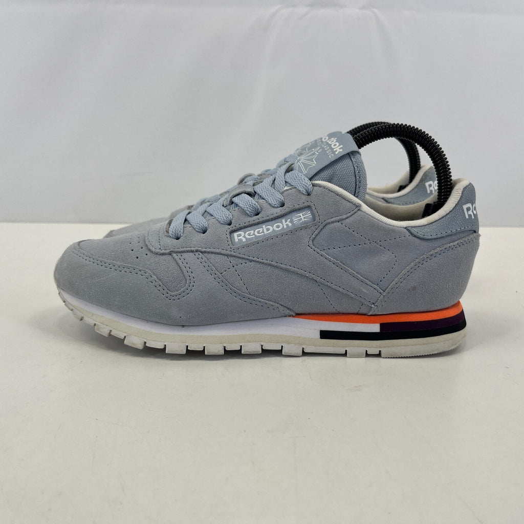 Reebok Classic Women's Trainers Grey Suede Leather Lace Up size UK 4.5 EU 37.5