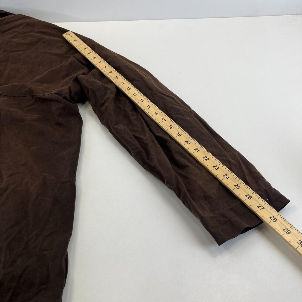 Royal Paddock Men’s Brown Waxed Jacket size 2XL Equine Hiking Dog Walking