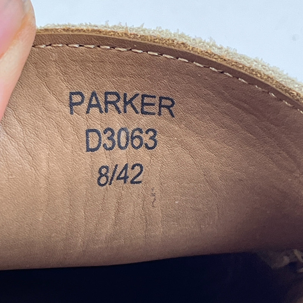 Chatham Parker Shoes Men’s Suede Leather Moccasin Loafers size 8 Beige
