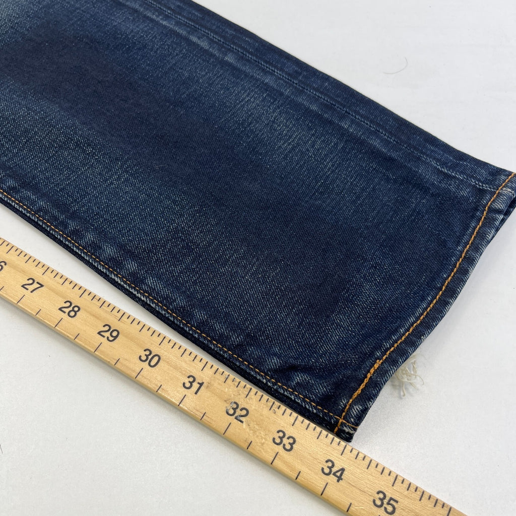 Levi's 508 Men's Dark Blue Jeans W36" L34" Regular Straight Leg