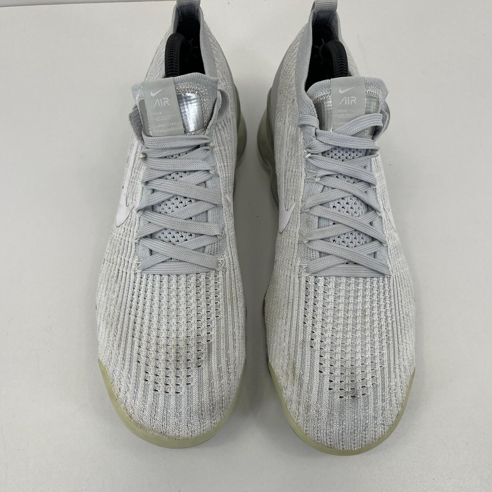 Nike Air Vapormax Flyknit 3 Platinum Light Grey 2019 size U.K 9.5