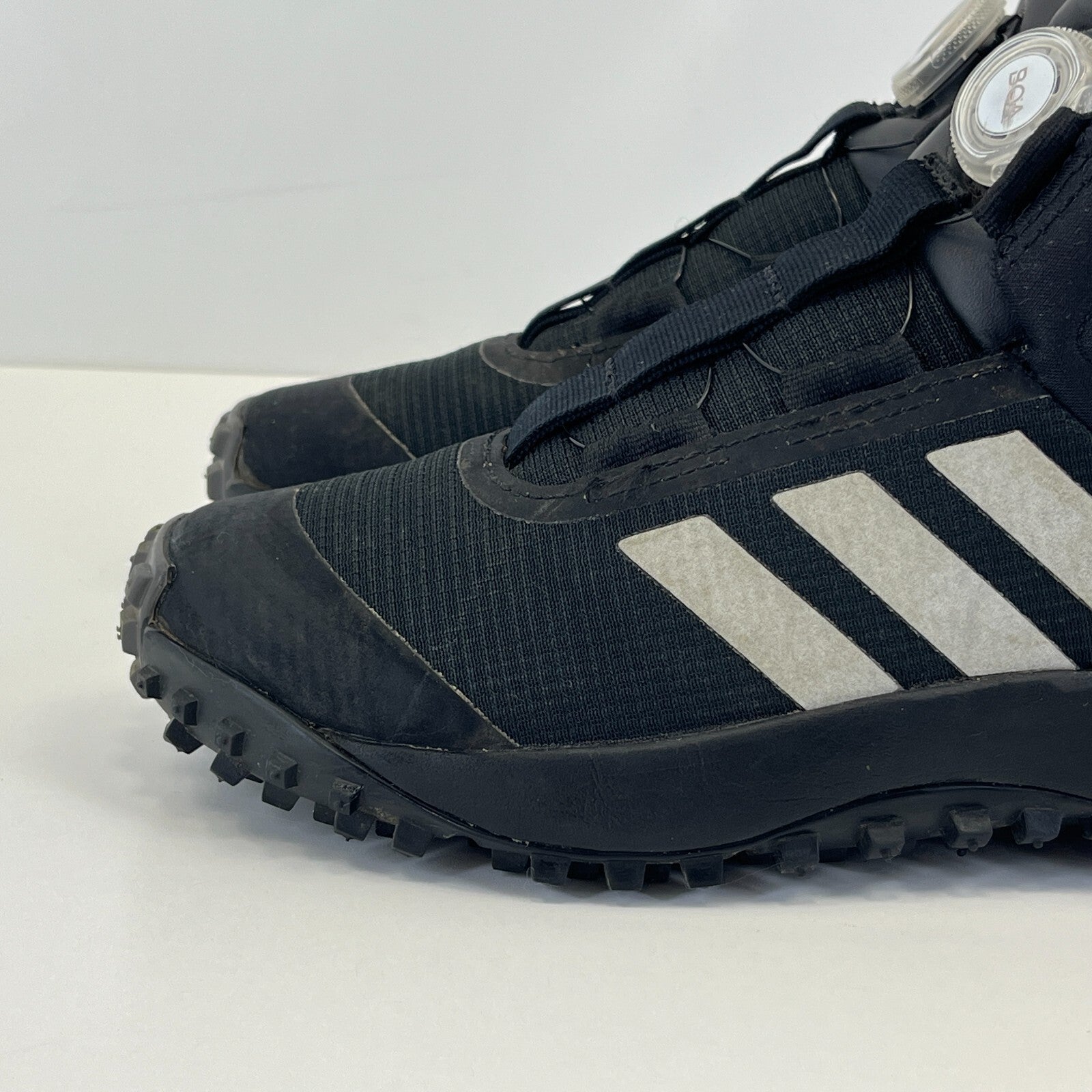 Adidas Fortatrail BOA High Top Trainers in Black & Red UK size 5 / EU 38