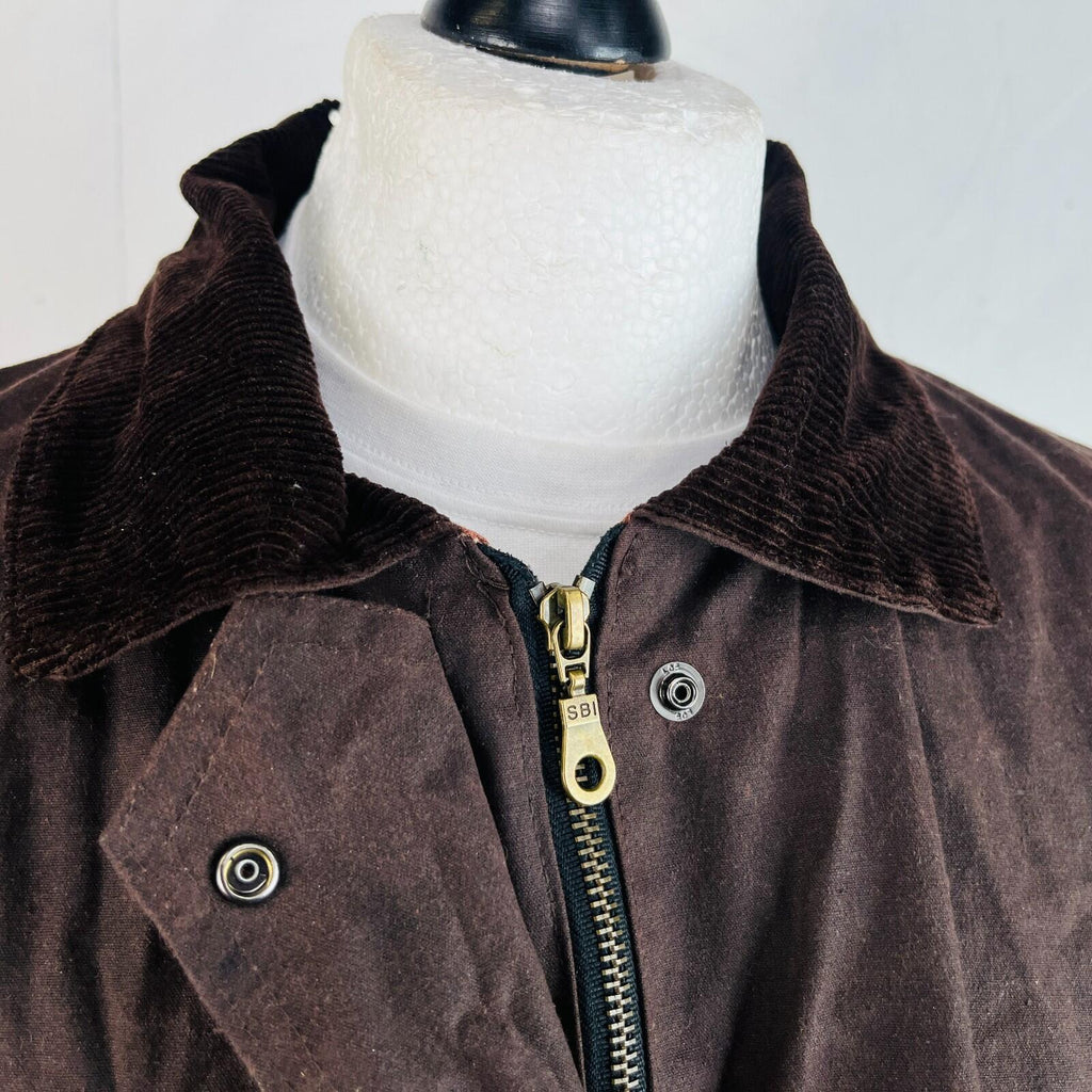 Greenbelt Women’s Wax Jacket in Brown size 2XL Waxed Cotton Coat