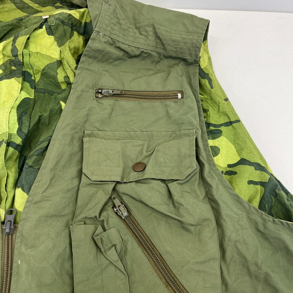 Khaki Green Men's Fishing Vest Gilet Hunting Shooting Multi Pocket size 2XL