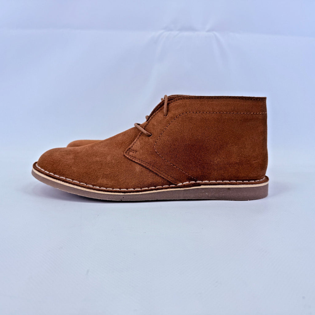 Delicious Junction Crowley Suede Desert Boots in Ginger Brown size UK 9 EU 43