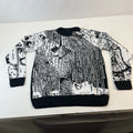 Junji Ito Collection Unisex Horror Jumper Black & White size Small - New