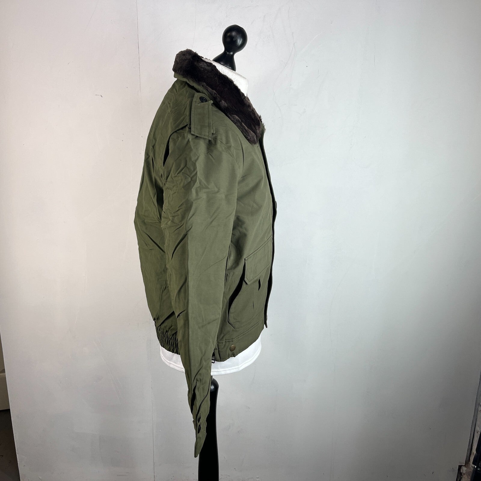 Foresun Professional Military Bomber Jacket w/ Liner & Faux Collar Shooting XL