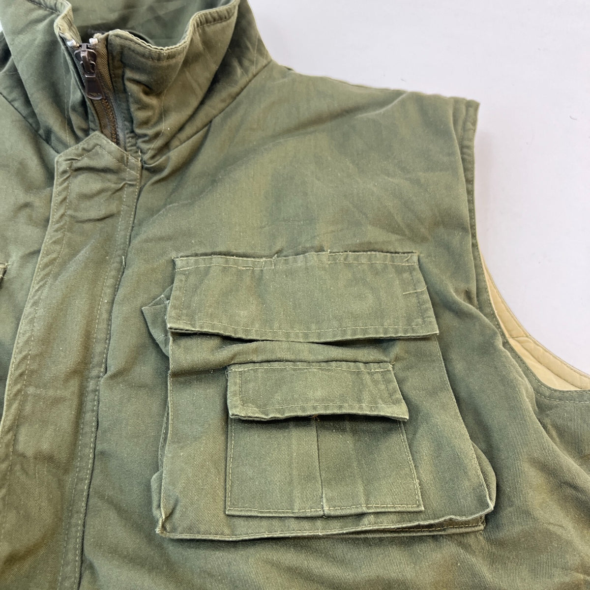 Military Army M65 Style Quilted Vest Gilet Bodywarmer size L Hunting Shooting
