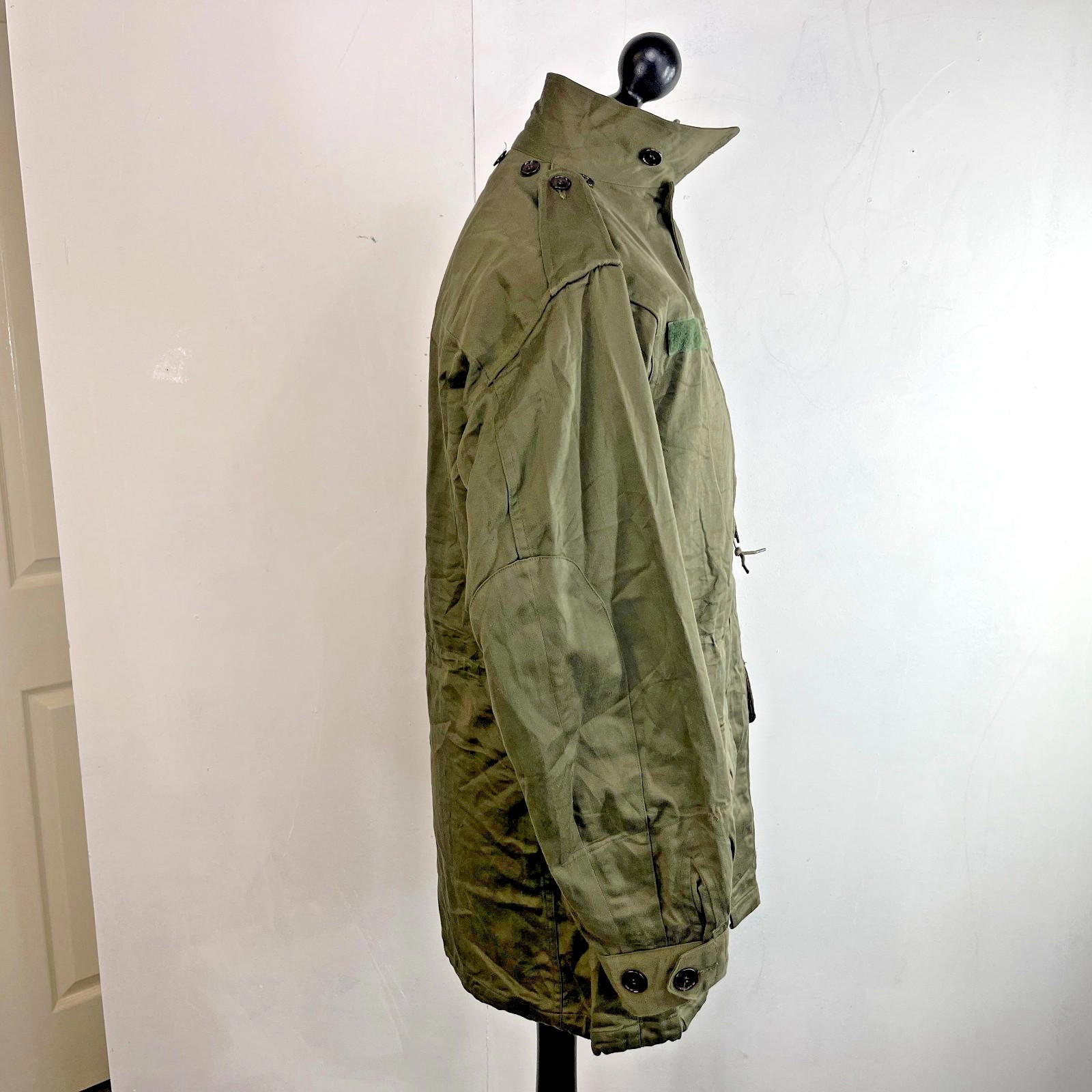 1968 French Army Combat Jacket Parka in Olive Green size 92 L - Near Mint