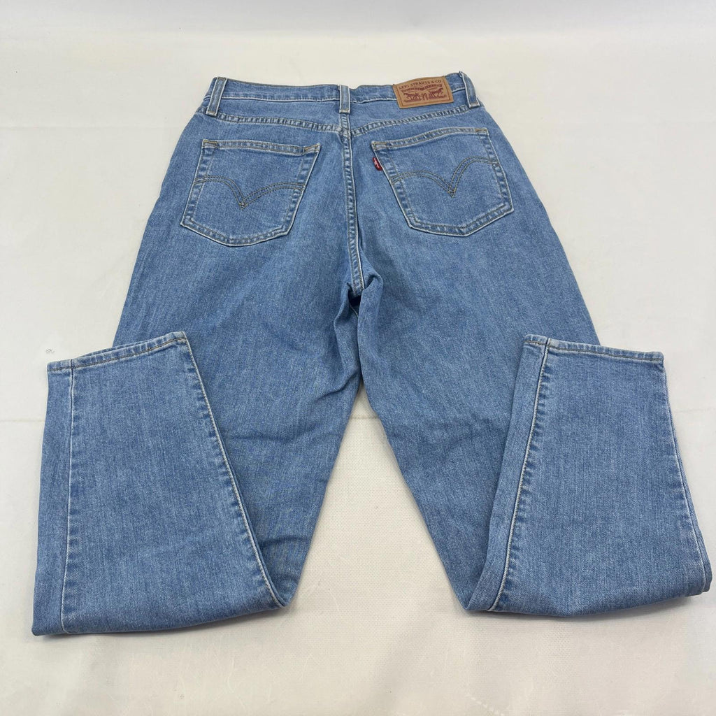 Levi's High Waisted Taper Jeans W26" L27" Levi Strauss Blue Denim