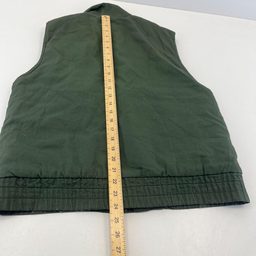 Appalachian Trail Quilted Waistcoat Gilet Vest Green Fishing size S