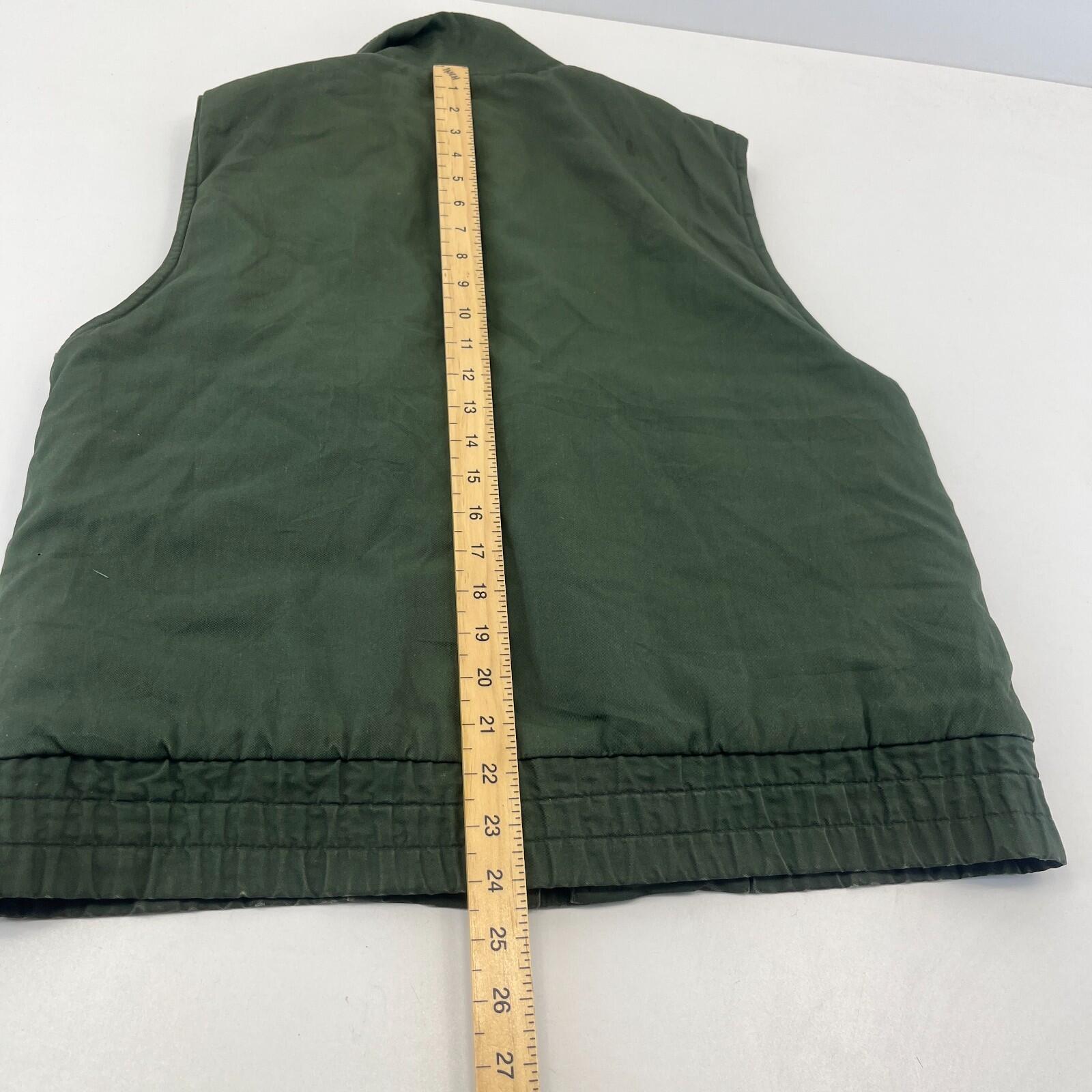 Appalachian Trail Quilted Waistcoat Gilet Vest Green Fishing size S