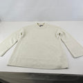 Sweaty Betty Alpine Wool Crew Neck Jumper Sweater in Lily White size S Alpaca