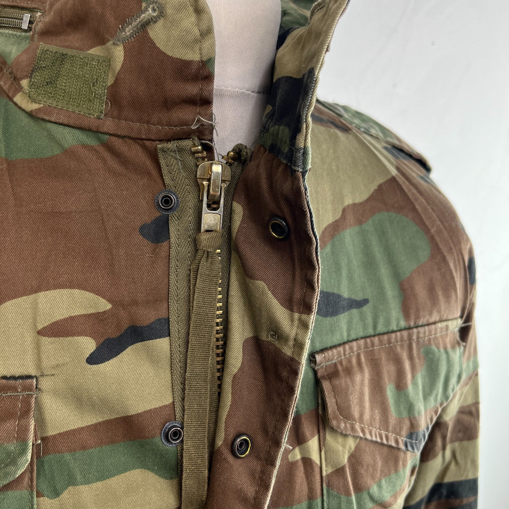 Mil-Tec US Army Military Jacket Green Camouflage size Youth XL + Hood