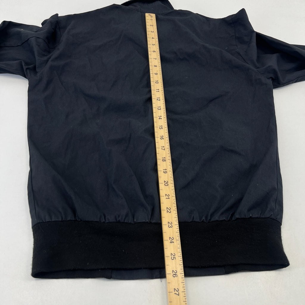 US Army JROTC Bomber Jacket size US XS UK Medium Black with Collar & Epaulettes