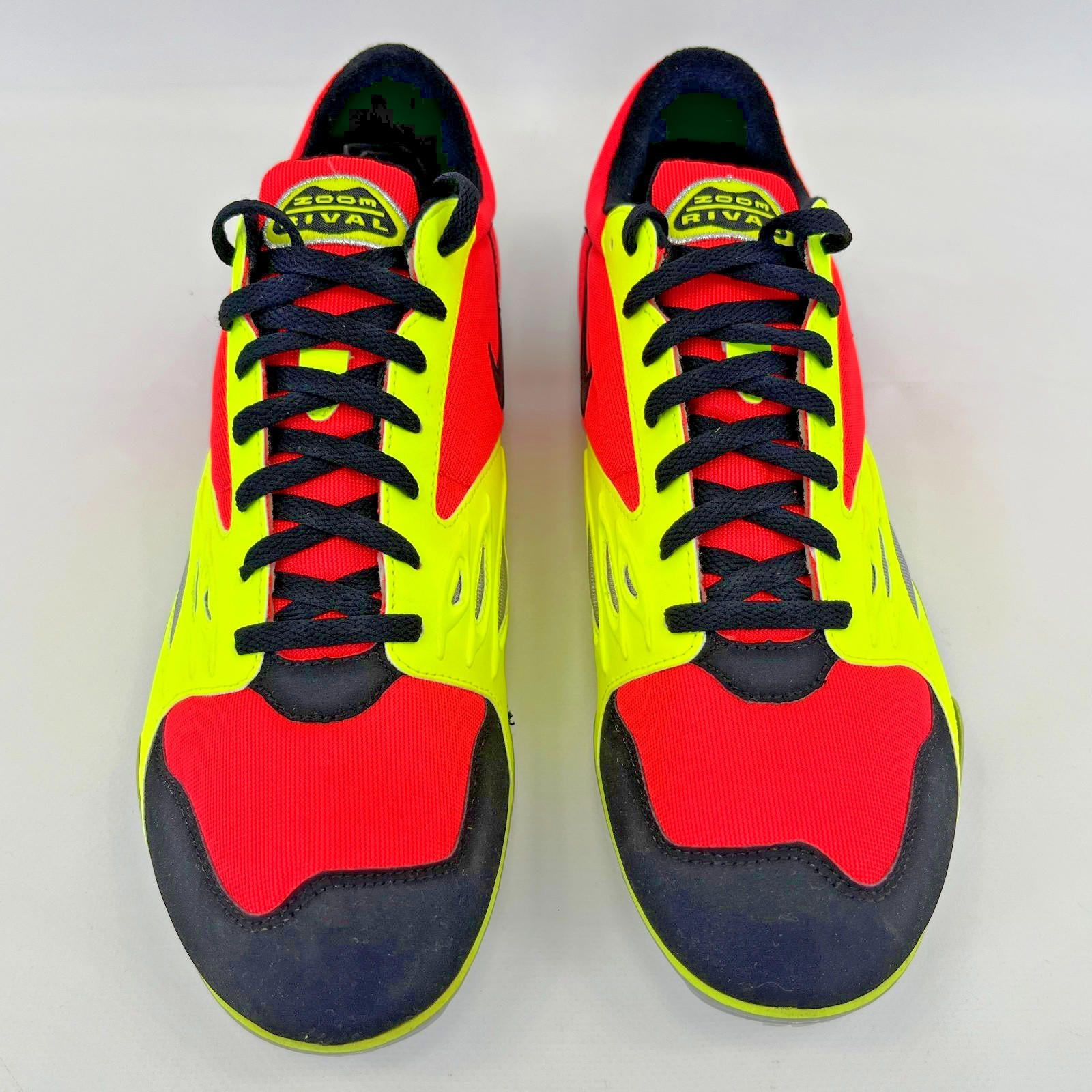 Nike Zoom Rival S Spikes Running Shoes Trainers UK size 13 Neon/Orange Black NEW