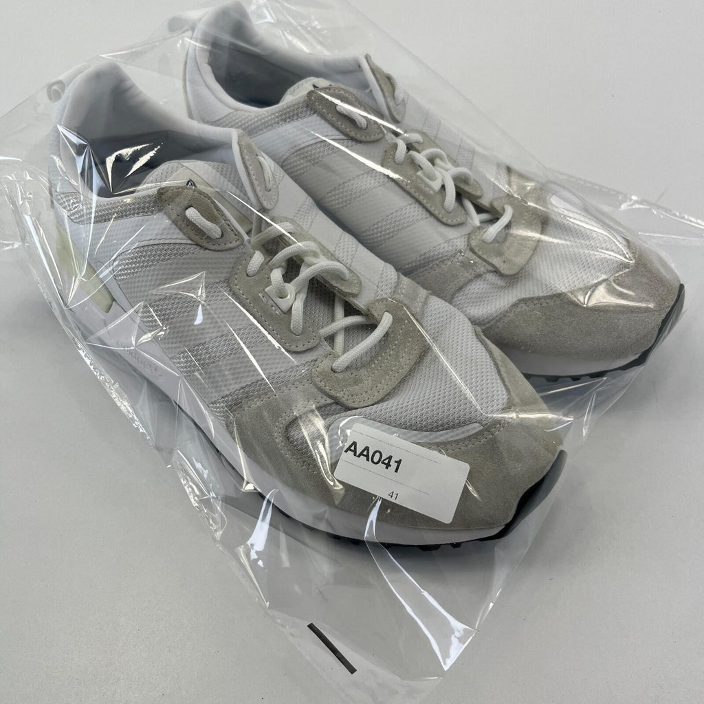 Adidas ZX 700 HD Trainers UK Men's size 12 White Mesh Running Shoes Gym Casual