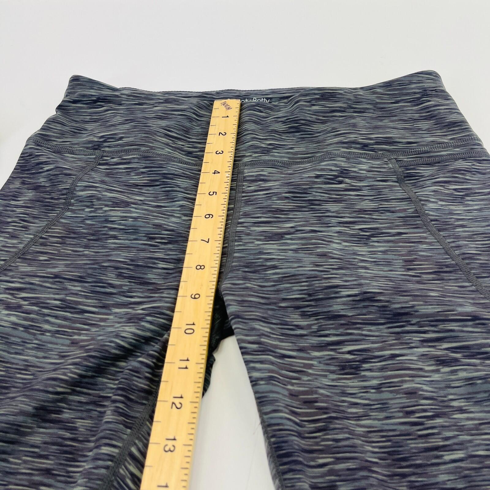 Sweaty Betty Power Full Length Leggings UK L Grey/Green Micro Camo Print Gym Run