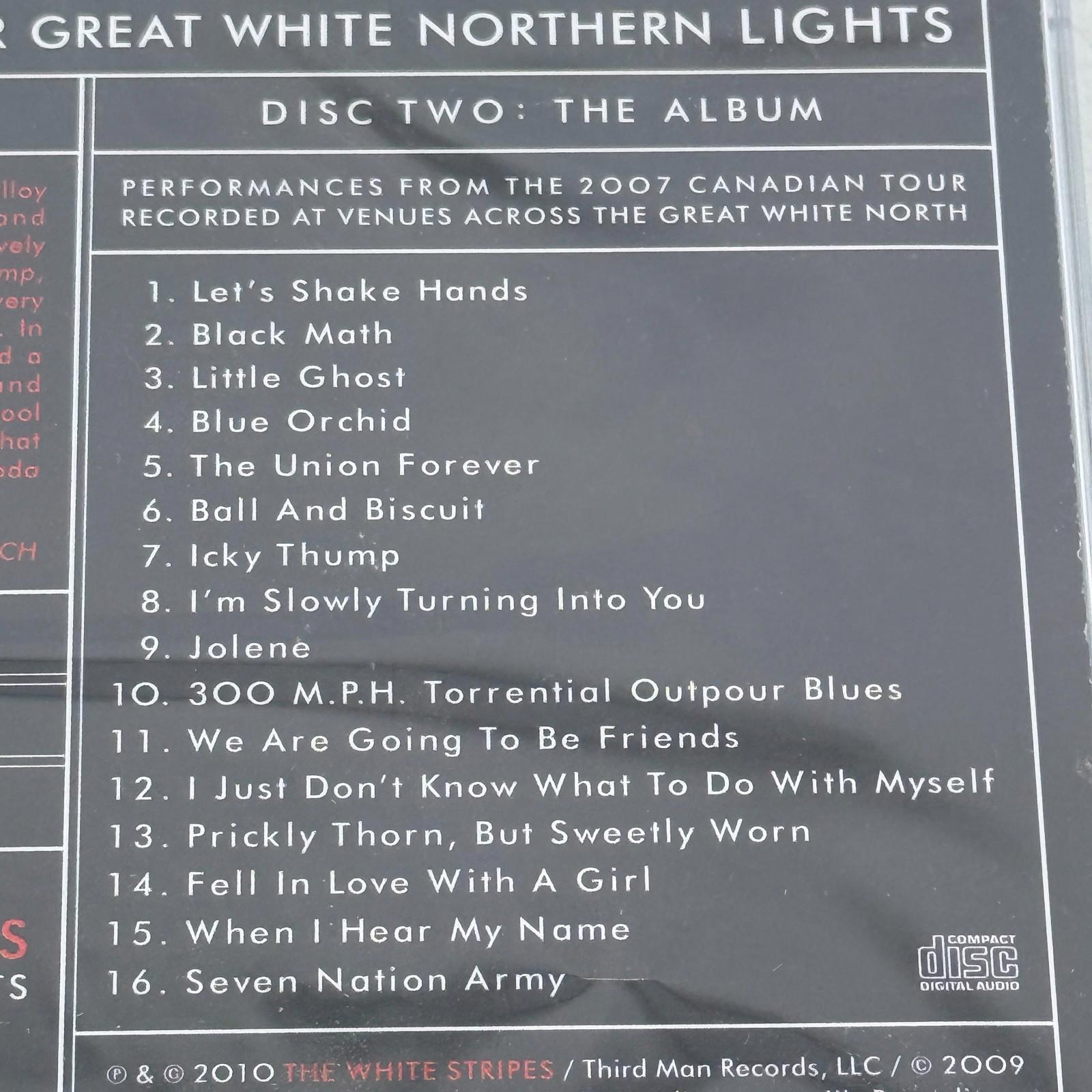 The White Stripes - Under Great White Northern Lights CD & DVD Set New & Sealed