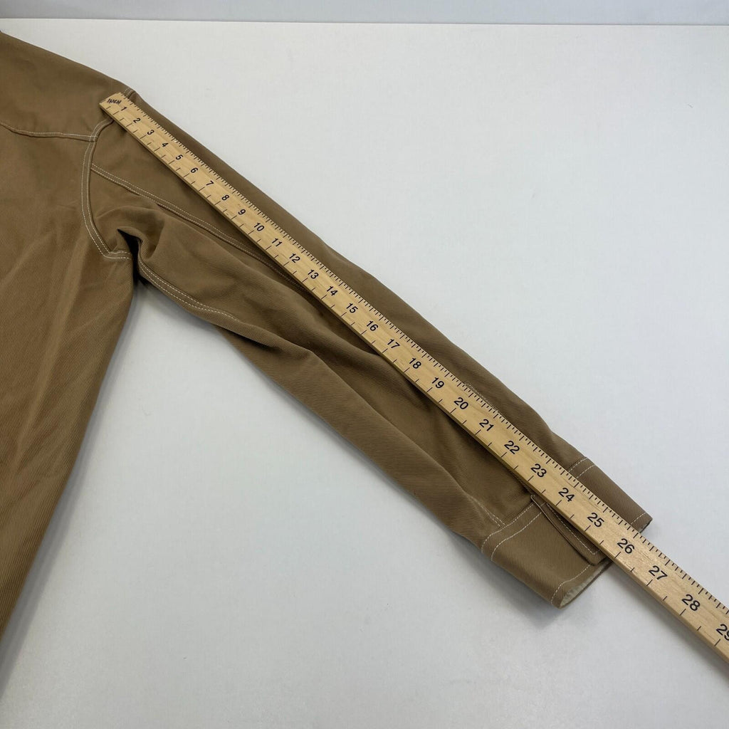 Ted Baker Chino Chore Jacket Shacket Men's Ted size 5 (XL) Beige Button Up