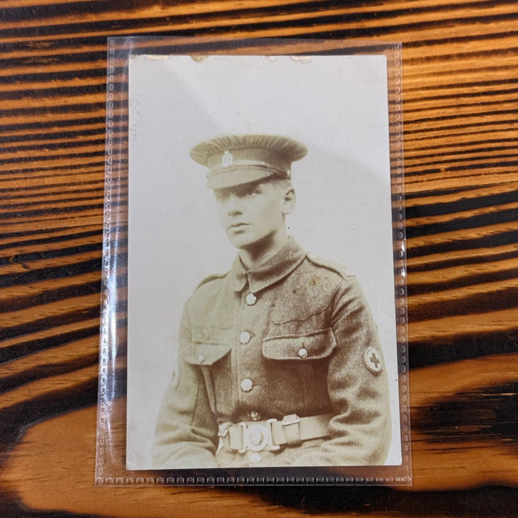 WWI British Military Photo Postcard - VGC
