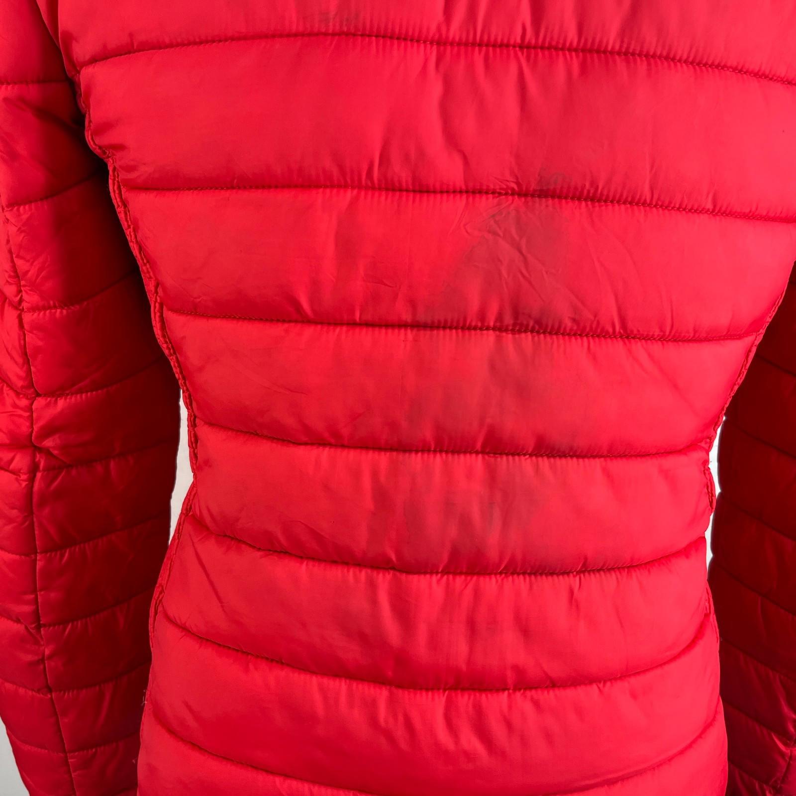 Superdry Original Fuji Jacket Coat Women’s size 14 Quilted Red Warm Ladies