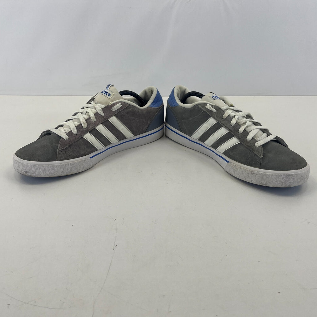 Adidas Neo Suede Leather Trainers in Grey Blue 2015 size UK 12 EU 47 1/3