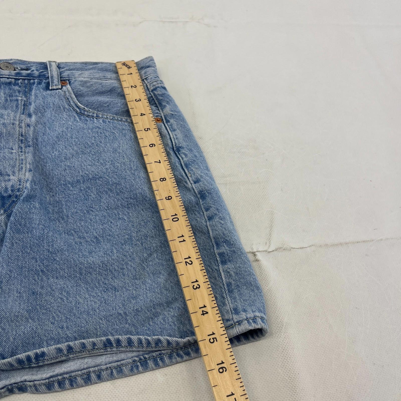 Levi's Ribcage Skirt Premium Big E Mid Blue - W29" Length 15"