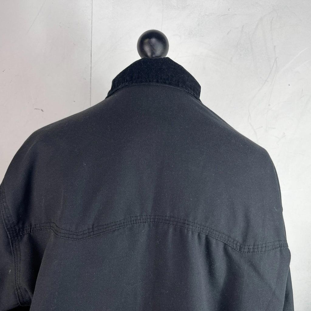 Carhartt Men’s Thermal Quilted Chore Jacket Black size XL VGC Americana