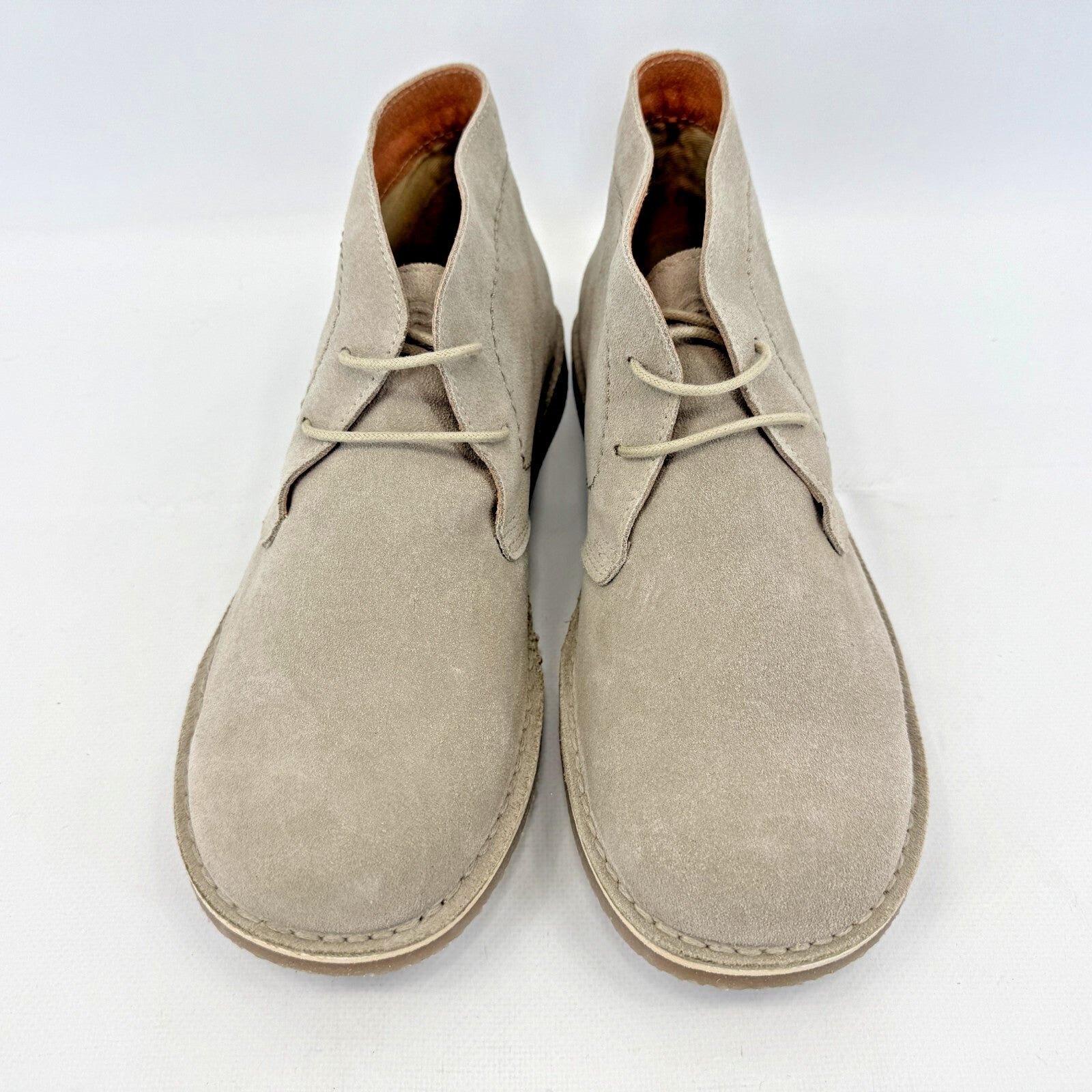 Delicious Junction Crowley Suede Desert Boots in Beige size UK 9 EU 43