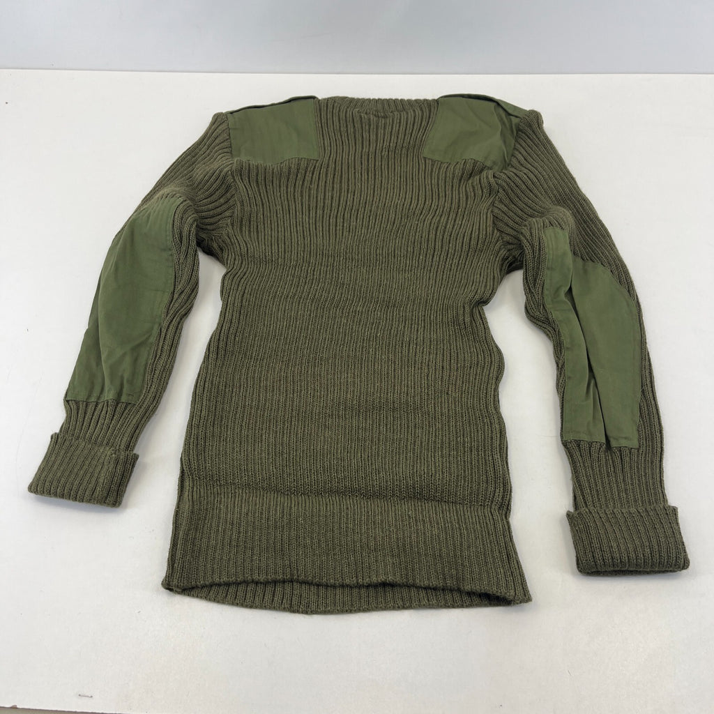 British Army Jersey Men's Heavy Olive Round Neck Jumper Jersey size 112cm