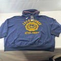Jack & Jones Navy Logo Pullover Hooded Hoodie with Pockets Men's size 8XL